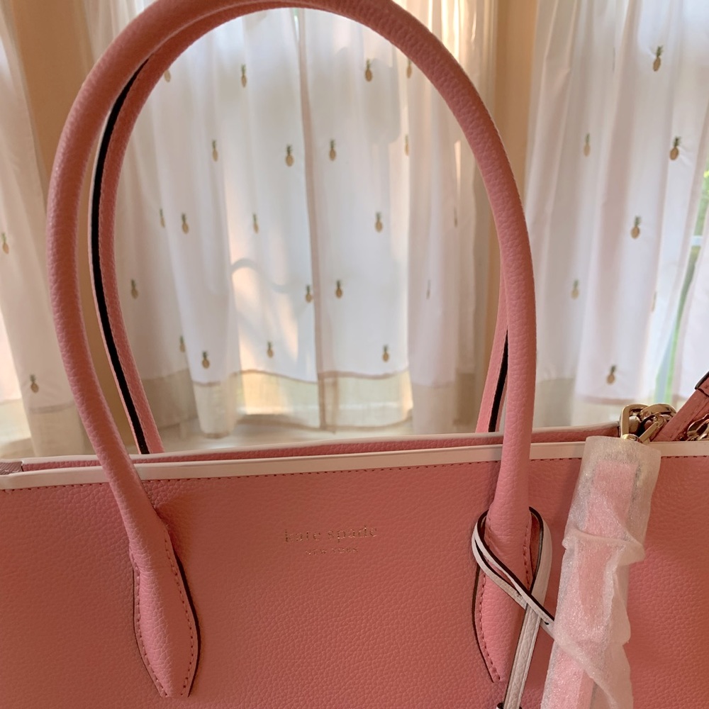 Kate Spade Eva -Pink Top Zip Medium Satchel